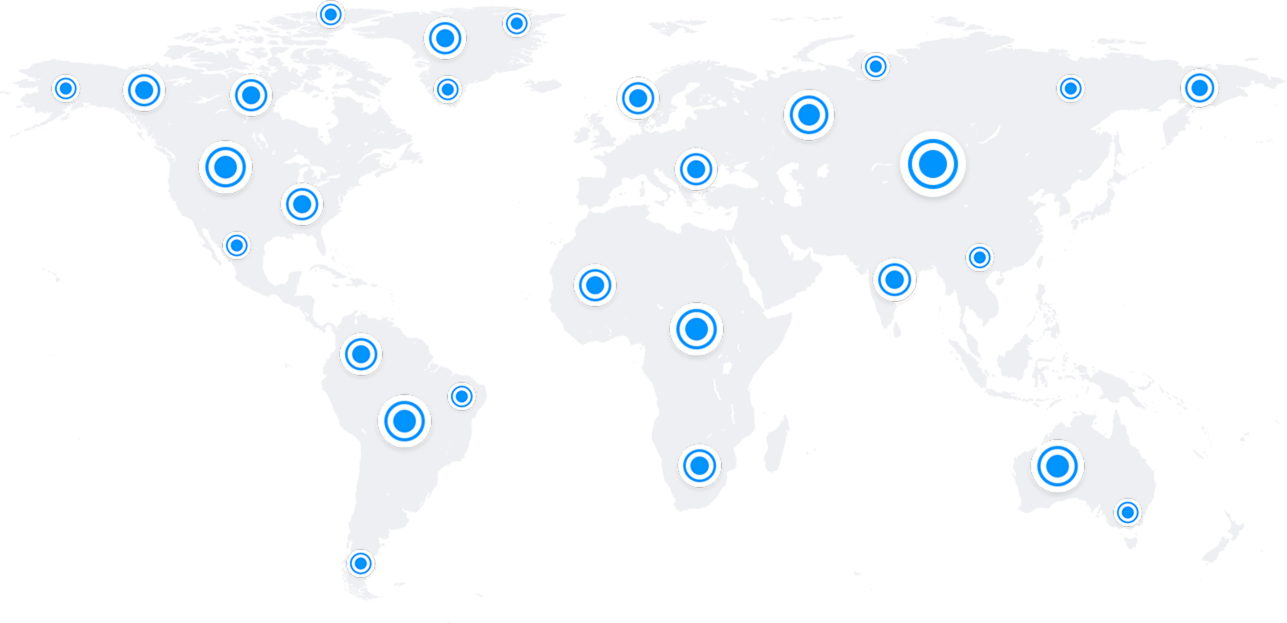HUGE GLOBAL NETWORK OF DomVPN